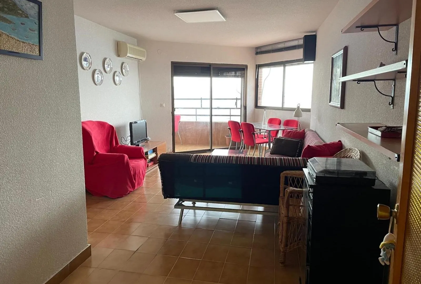 公寓 Playa De Velilla - Apartamento En Primera Linea 阿尔姆尼卡